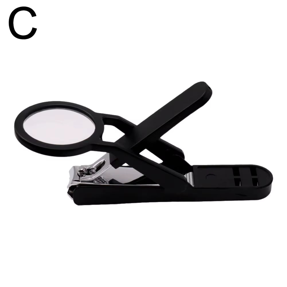 Nail Clipper with Magnifying Glass