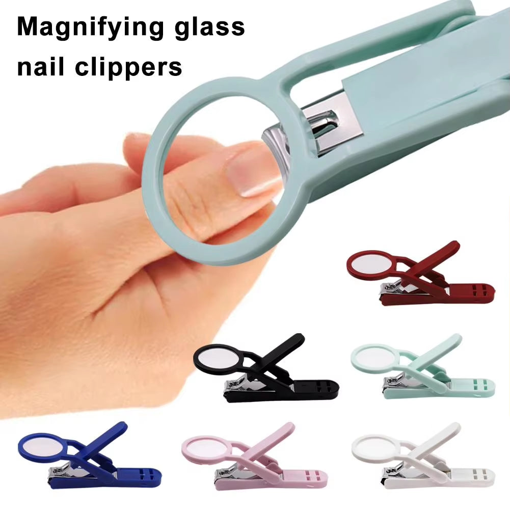 Nail Clipper with Magnifying Glass